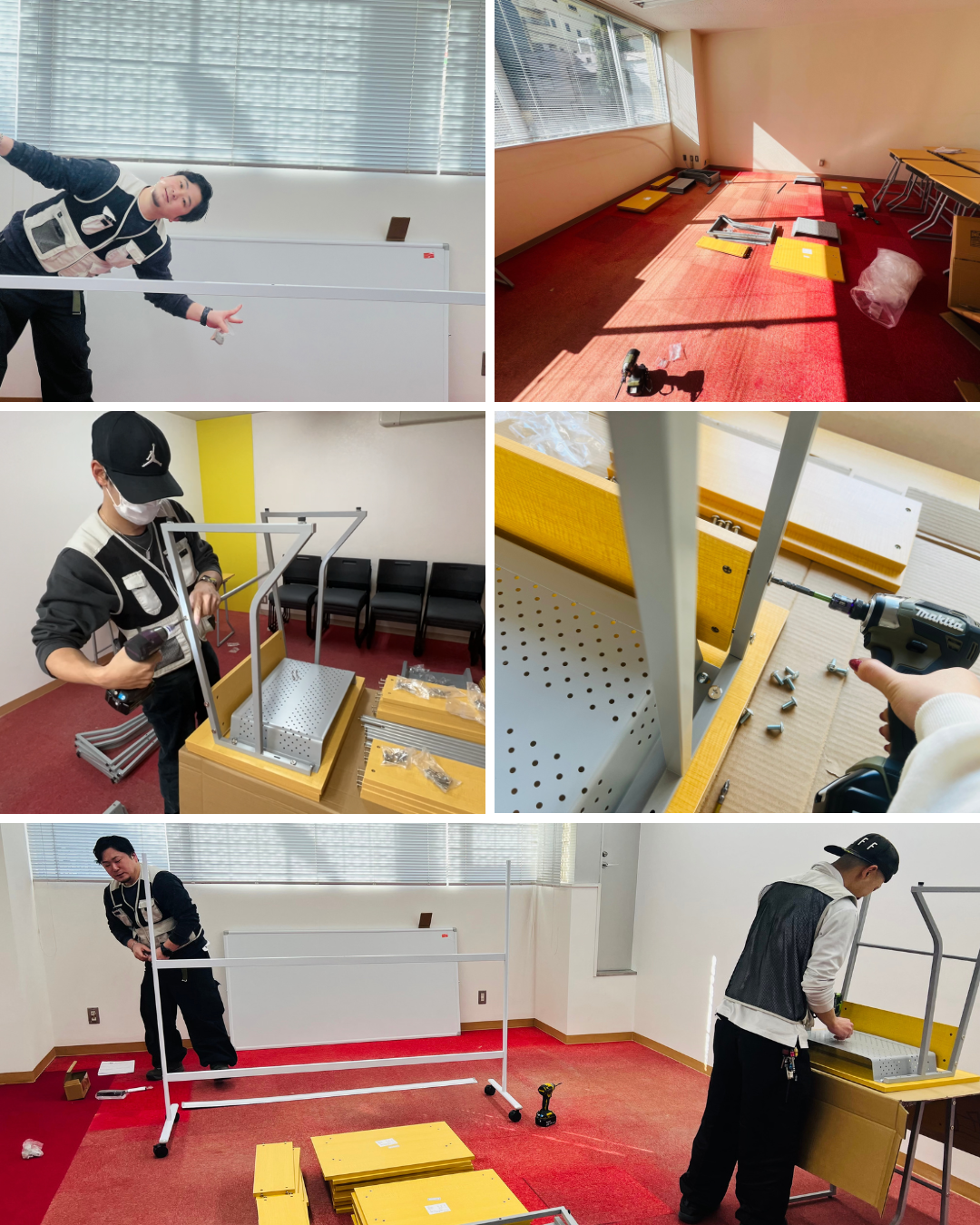 【東京都千代田区　家具組立代行】　移転作業から新規家具組立てにも対応株式会社アイケット